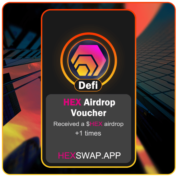 NFT called HEX: Airdrop NFT Voucher