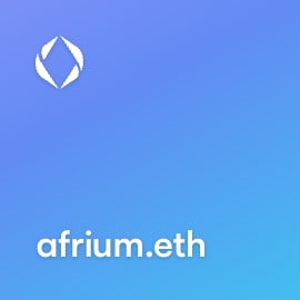 NFT called afrium.eth