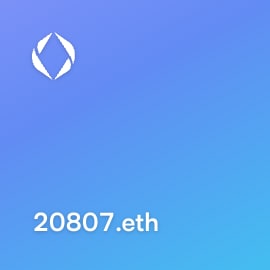 NFT called 20807.eth