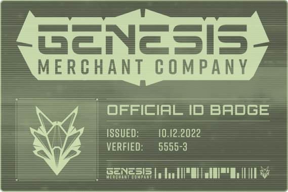 NFT called Genesis Merchant Company Employee Badge