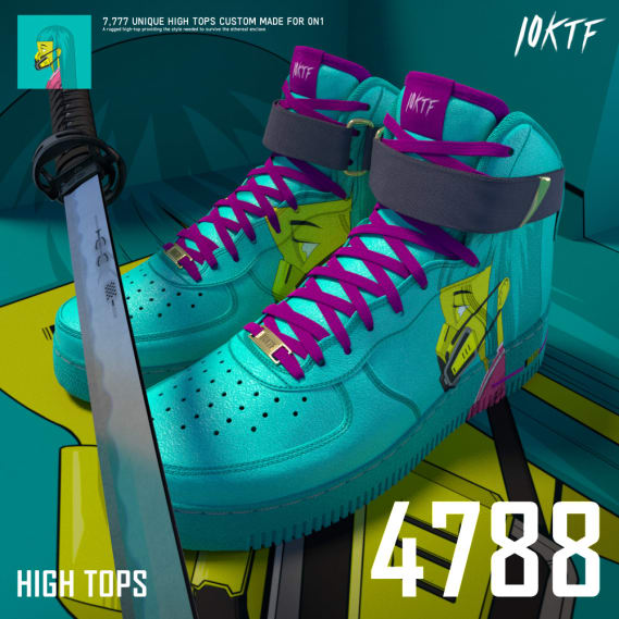 NFT called 0N1 High Tops #4788