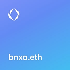 NFT called bnxa.eth