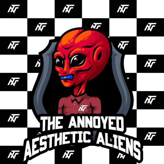 NFT called The Annoyed Aesthetic Aliens