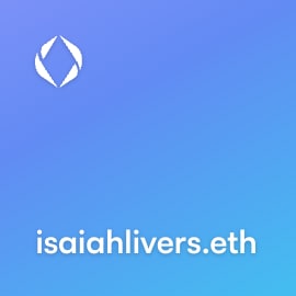 NFT called isaiahlivers.eth