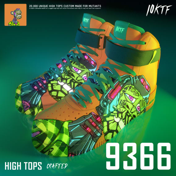 NFT called Mutant High Tops #9366