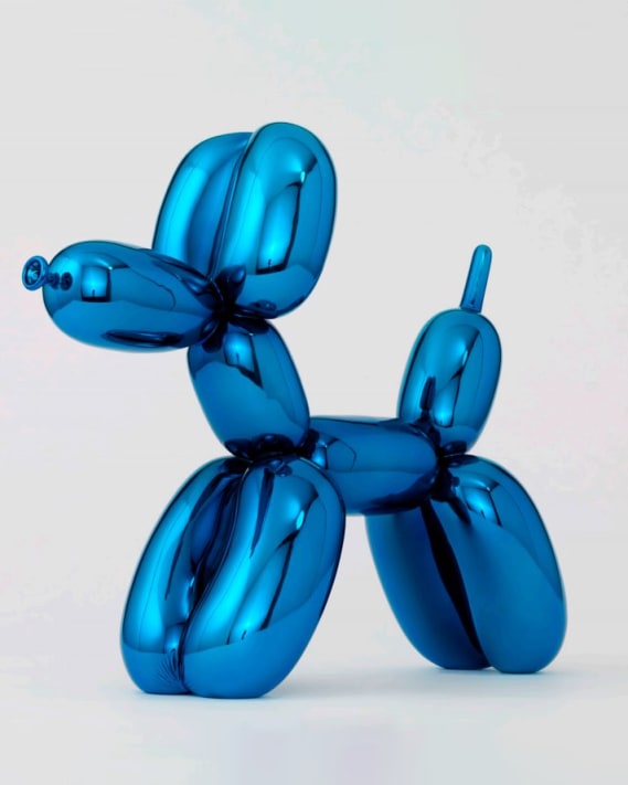 NFT called Broken Balloon Dog (BLUE)