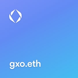 NFT called gxo.eth