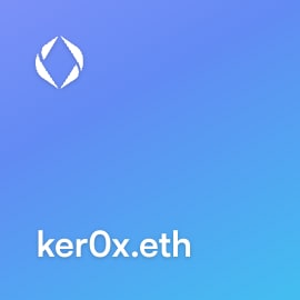 NFT called ker0x.eth