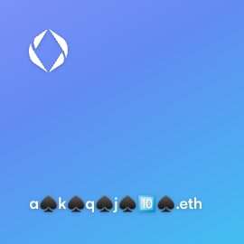 NFT called a♠k♠q♠j♠🔟♠.eth