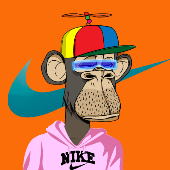 NFT called NIKE APE #57