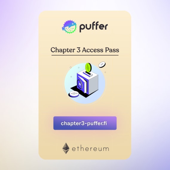 NFT called Puffy Rewards: chapter3-puffer.fi