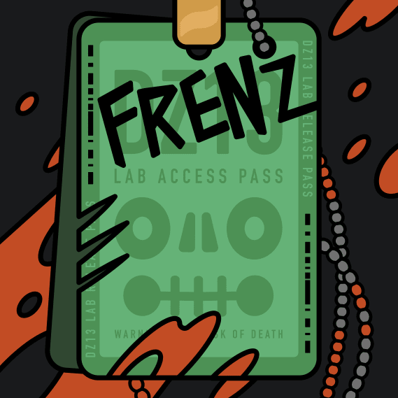 NFT called Deadfrenz Lab Access Pass (DF)