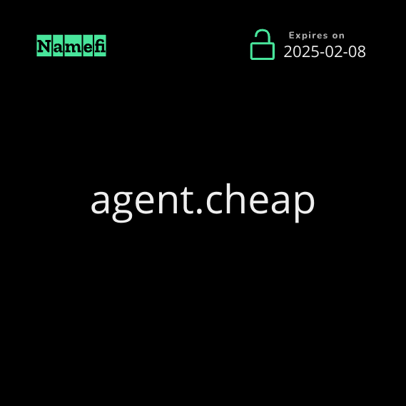 NFT called agent.cheap