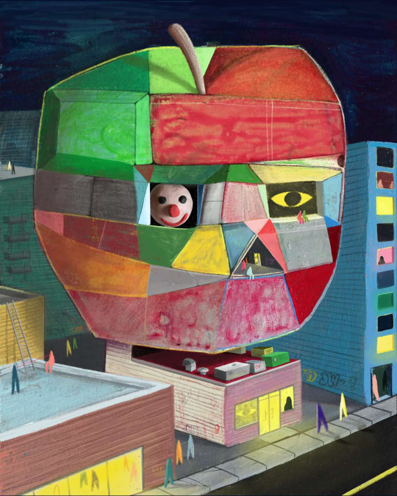 NFT called The Big (Rotten) Apple by Jonathan Wolfe #2/24