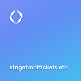 NFT called stagefronttickets.eth