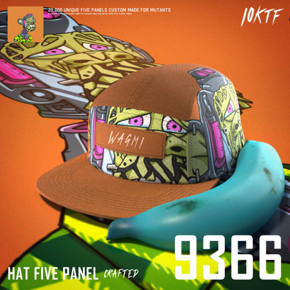 NFT called Mutant Five Panel #9366