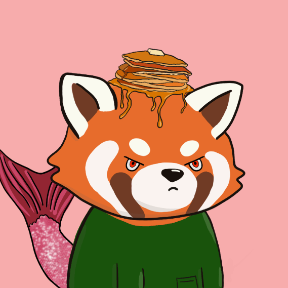 NFT called Okay Red Panda #4608