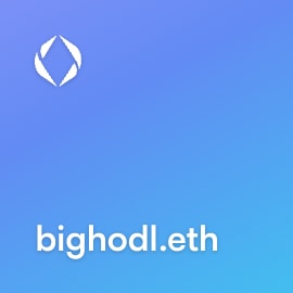 NFT called bighodl.eth