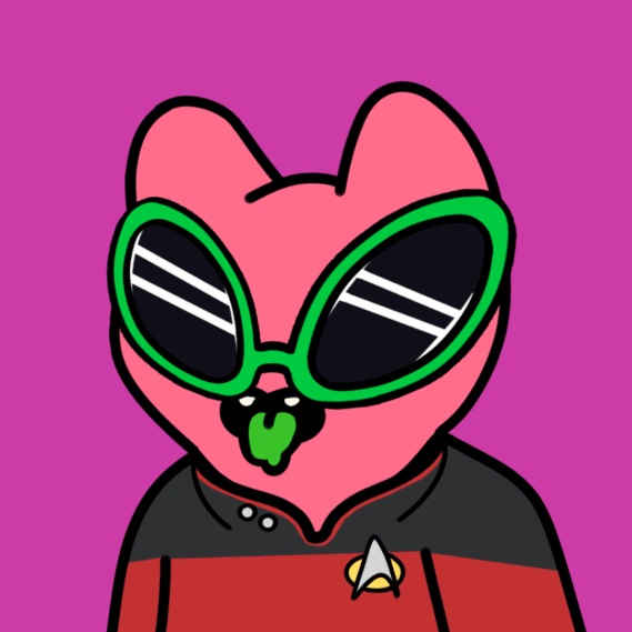 NFT called Space Cat #4195