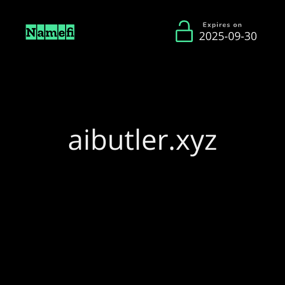 NFT called aibutler.xyz