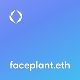 NFT called faceplant.eth