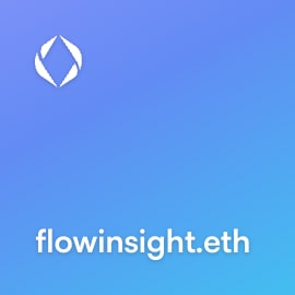 NFT called flowinsight.eth