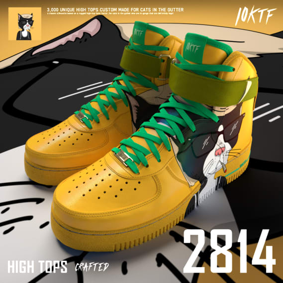 NFT called Gutter High Tops #2814