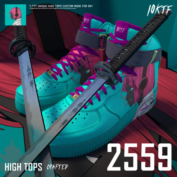 NFT called 0N1 High Tops #2559