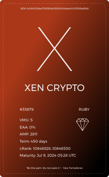 NFT called XEN Torrent #33879