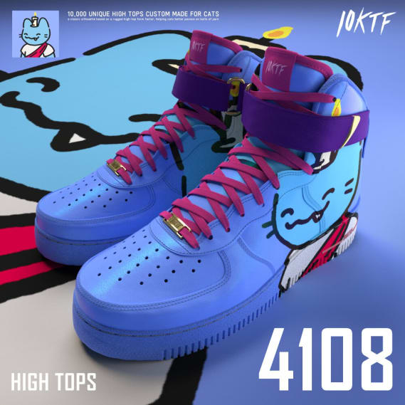 NFT called Cool High Tops #4108