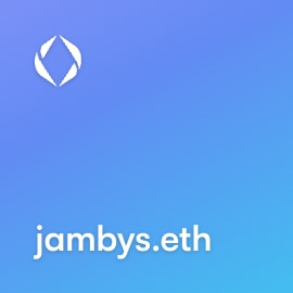 NFT called jambys.eth