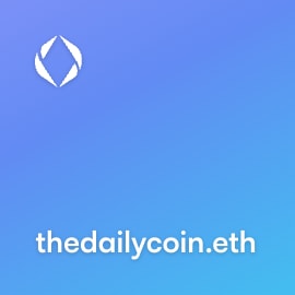 NFT called thedailycoin.eth