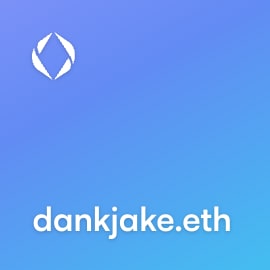 NFT called dankjake.eth