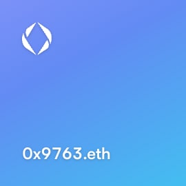 NFT called 0x9763.eth