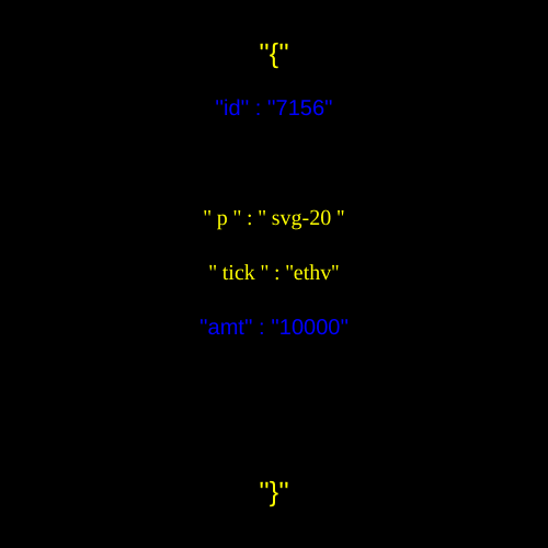 NFT called inscription #7156