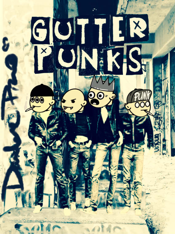 NFT called Gutter Punks Anthem - Cover 1