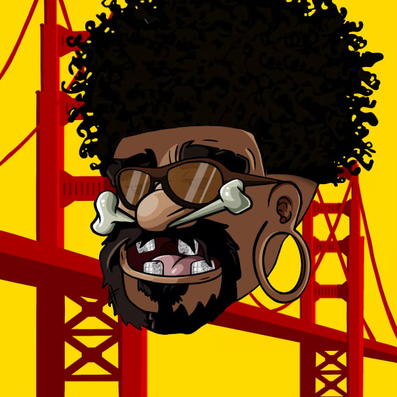 NFT called Crypto Cannibals Mac Dre Edition