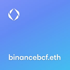 NFT called binancebcf.eth