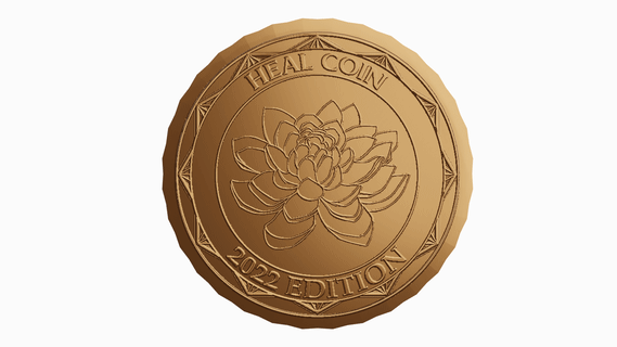 NFT called THE HEAL COIN - 2022 EDITION