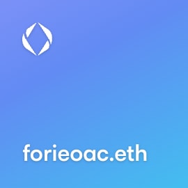 NFT called forieoac.eth