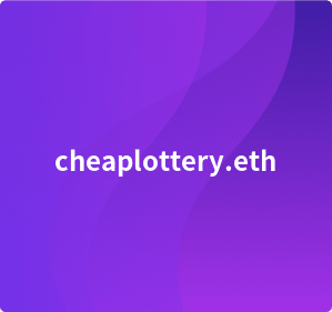 NFT called cheaplottery.eth