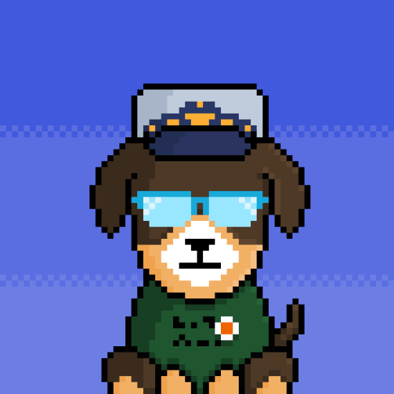 NFT called Pixel Puppers #1458