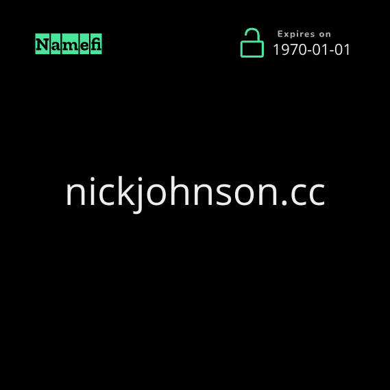 NFT called nickjohnson.cc