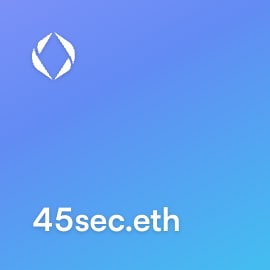 NFT called 45sec.eth