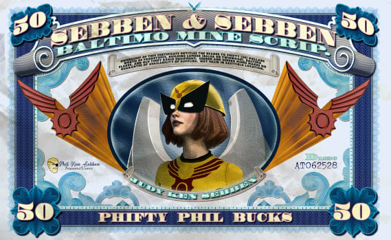 NFT called Adultswim's Birdgirl - Phifty Phil Bucks