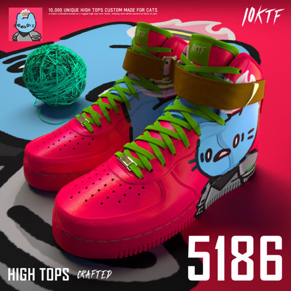 NFT called Cool High Tops #5186