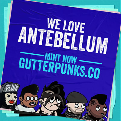 NFT called Gutter Punks Flyer - Antebellum Genesis