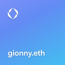 NFT called gionny.eth