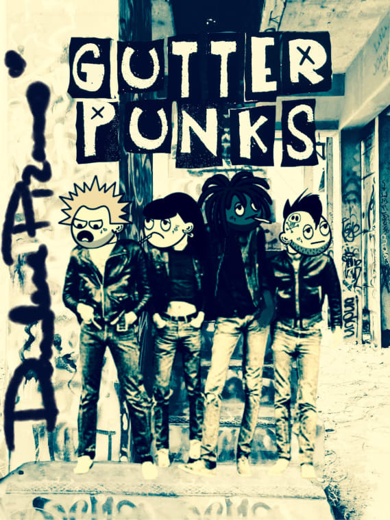 NFT called Gutter Punks Anthem - Cover 2