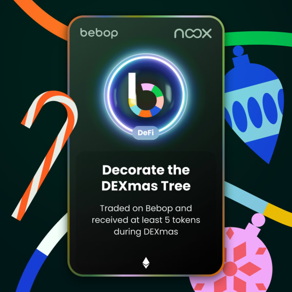 NFT called Decorate the DEXmas Tree